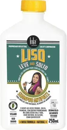 Shampoo Lola Cosmetics Liso Leve And Solto